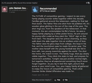 Illustration for article titled Counter-Strike: GO, As Told By Steam Reviews